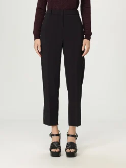 Pantalone cropped Elisabetta Franchi in crêpe