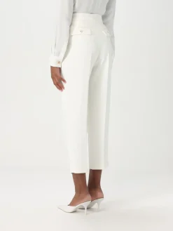 Pantalone cropped Elisabetta Franchi in crêpe