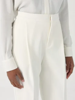 Pantalone cropped Elisabetta Franchi in crêpe