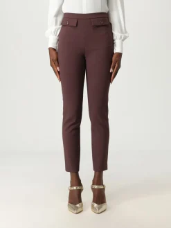 Pantalone cropped Elisabetta Franchi in viscosa stretch