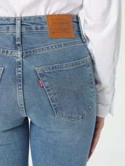 Pantalone cropped Levi's in denim