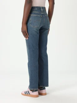 Pantalone cropped Levi's in denim