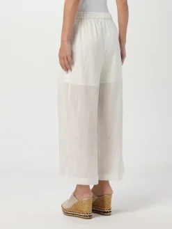 Pantalone cropped Liu Jo in ramie stampato