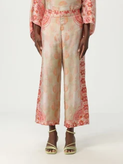 Pantalone cropped Maliparmi in twill di seta