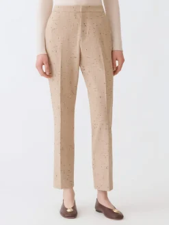 Pantalone Fabiana Filippi in misto cotone e lana vergine