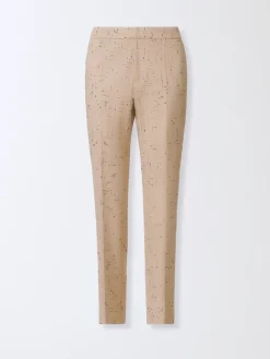 Pantalone Fabiana Filippi in misto cotone e lana vergine