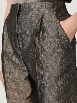 Pantalone Giorgio Armani in seta e lana vergine