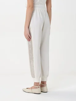 Pantalone jogging Liu Jo in tessuto stretch con paillettes