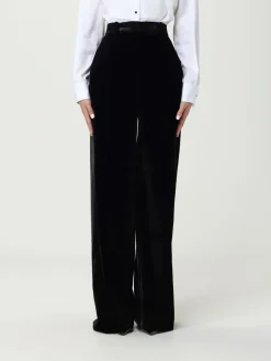 Pantalone Palazzo in velluto di seta Ermanno Scervino