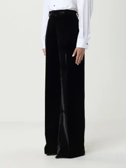 Pantalone Palazzo in velluto di seta Ermanno Scervino