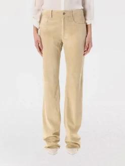 Pantalone Polo Ralph Lauren in pelle scamosciata