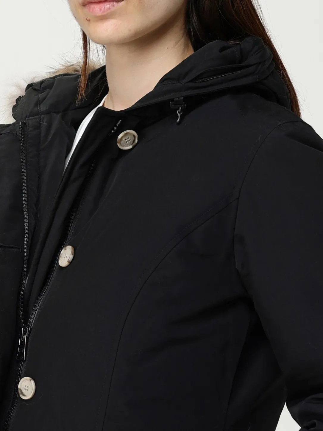 Parka Woolrich in misto cotone