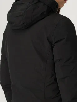 Parka Woolrich in nylon con inserto in pelliccia