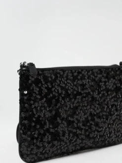 Pochette Coccinelle in pelle e paillettes