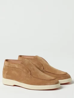 Polacchino Desert Santoni in camoscio