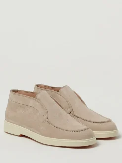 Polacchino Santoni in camoscio