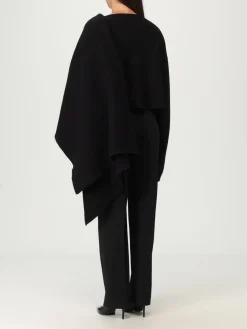 Poncho Alberta Ferretti in lana vergine e seta
