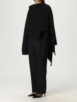 Poncho Alberta Ferretti in lana vergine e seta