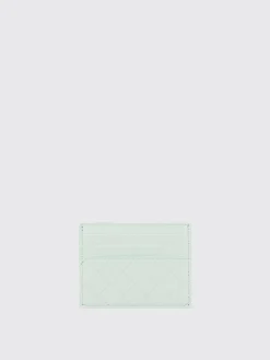 Portacarte di credito Bottega Veneta in pelle intrecciata