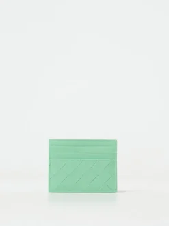 Portacarte di credito Bottega Veneta in nappa intrecciata