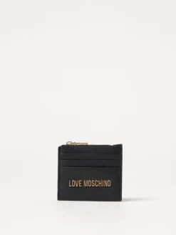 Portacarte di credito Love Moschino in pelle sintetica