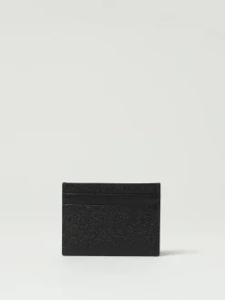 Portacarte in pelle con logo Dolce & Gabbana