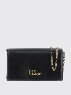 Portafoglio con tracolla Iconic Chloé in pelle