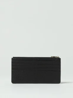 Portafoglio in pelle a grana con logo Dolce & Gabbana