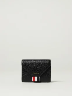 Portamonete Thom Browne in pelle a grana