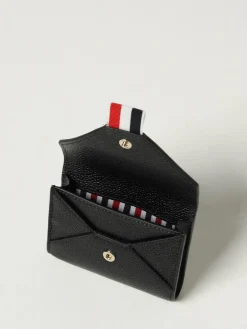 Portamonete Thom Browne in pelle a grana