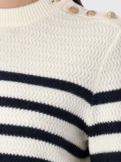 Pullover A.P.C. in lana vergine a righe