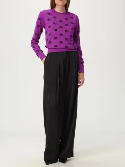 Pullover Dolce & Gabbana in lana vergine e seta