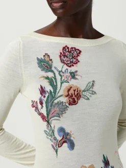 Pullover Etro in misto lana con ricamo