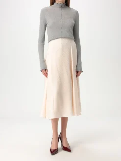 Pullover Fendi in maglia di cotone a coste