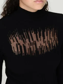 Pullover Genny in misto lana con inserti