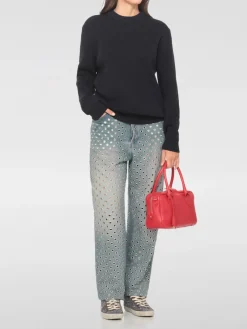 Pullover Golden Goose in misto cotone con logo