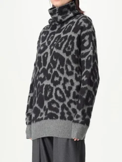 Pullover in lana animalier Stella McCartney