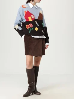 Pullover in lana vergine Moschino Couture