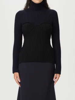 Pullover Jean Paul Gaultier in lana Merino a coste