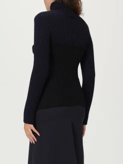 Pullover Jean Paul Gaultier in lana Merino a coste