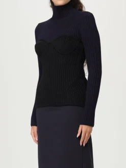 Pullover Jean Paul Gaultier in lana Merino a coste