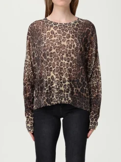 Pullover Liu Jo in misto viscosa lurex animalier