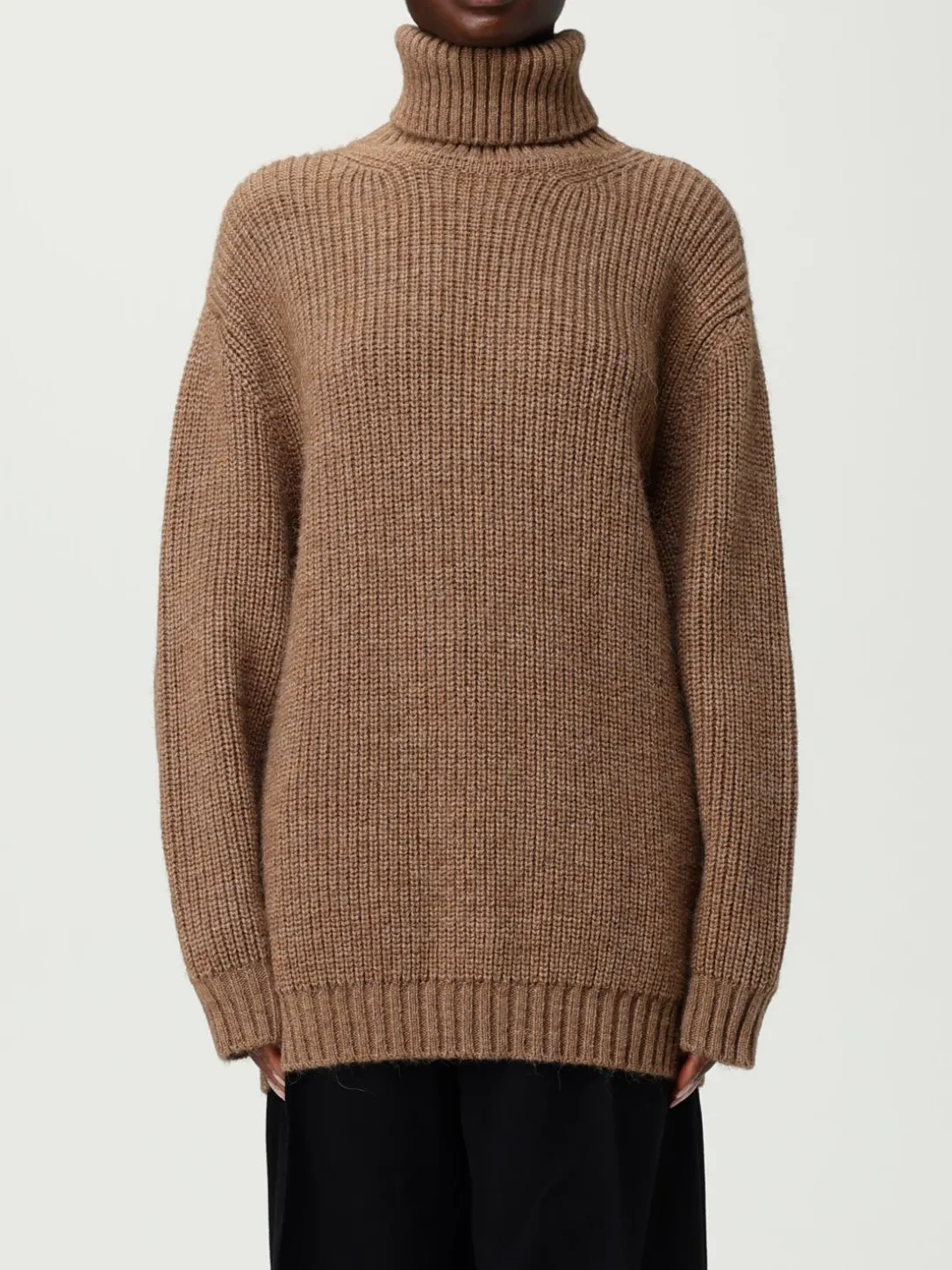 Pullover Moschino Couture in misto lana con nappe