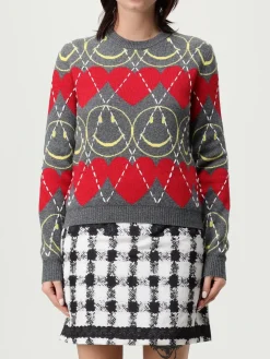 Pullover Moschino Couture in lana con fantasia