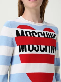 Pullover Moschino Jeans in lana con stampa