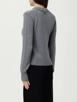 Pullover Pinko in misto lana con strass