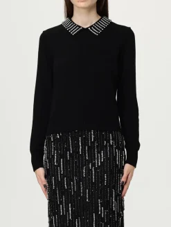 Pullover Pinko in misto lana con strass