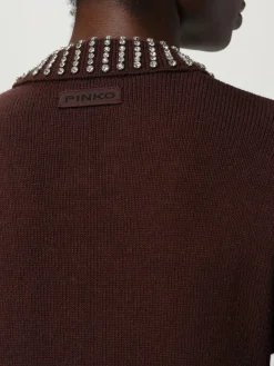 Pullover Pinko in misto lana con strass