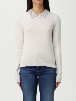 Pullover Pinko in misto lana con strass