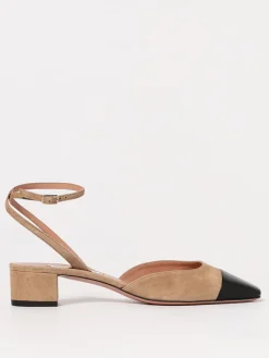 Pump Aquazzura in camoscio